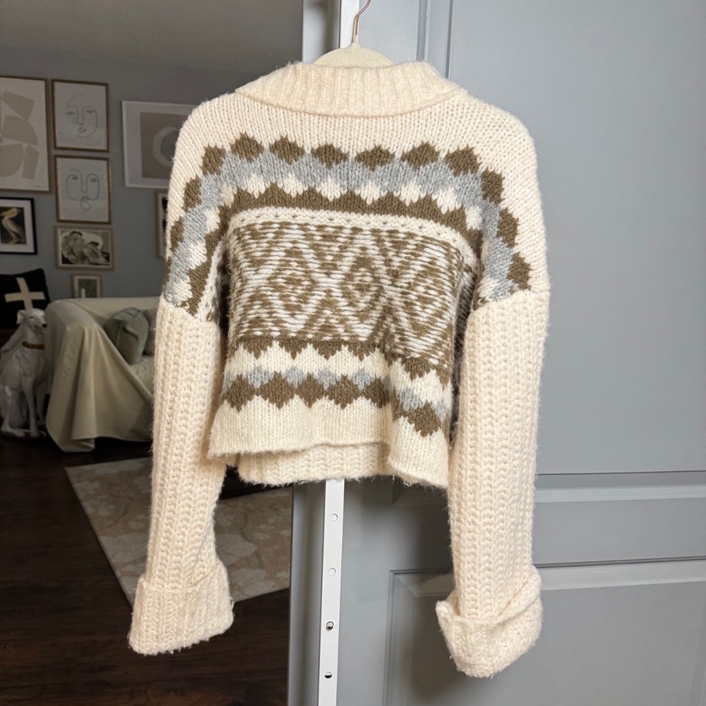 FREE PEOPLE ALPINE SWEATER SZ XS - Picture 4 of 6